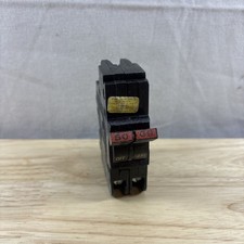Federal Pacific 50 Amp 2 Pole  Stab-Lok Breaker Mini THIN Tested picture