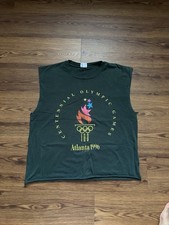 Vintage Olympic Games T Shirt Men’s  XL Atlanta 1996 Champion AOP Single Stitch picture