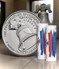 2026 Declaration Of Independence Quarters Semiquincentennial 2 Roll set UNOPENED picture