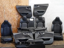 16-17 Audi S7 RS7 C7 Front Rear Seats Door Panels Center Console Trim Set OEM picture