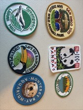 San Diego California Vintage Embroidered Patches Zoo Wild Animal Park Design picture