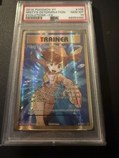 2016 POKEMON XY EVOLUTIONS #108 FULL ART/MISTY'S DETERMINATION PSA 10 picture
