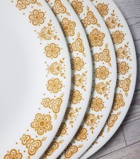 Corelle Butterfly Gold Dinner Plates  10  1/4