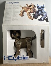 I-Cybie GOLD Robotic Dog Vintage 2001 Hasbro Tiger W/ Remote Charger NIB picture