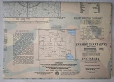 EVC NJ-38A Military Evasion Chart Iraq Turkey Syria 1st Edition September 2002 picture