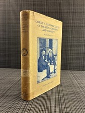 Reminiscences of Tolstoy, Chekhov - Maxim Gorky, 1st Ed., Hogarth Press 1934, DJ picture