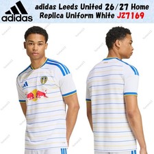 adidas Leeds United 26/27 Home Replica Uniform White JZ7169 Japan Size picture