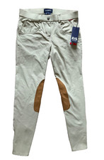 B Vertigo Melissa Women’s Knee Patch Breeches - Size EU 38 , US 26 (Tan) picture