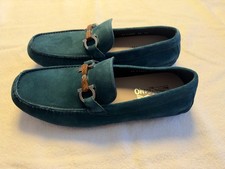 Ferragamo - Suede Teal/Dark Driver picture