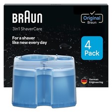 Braun Clean & Renew CCR Refill Cartridges 4 Pack Electric Shaver Cleaner picture