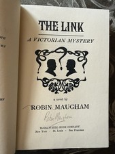 The Link Robin Maugham 1969 1st Printing w/ Dustjacket Signed Twice picture