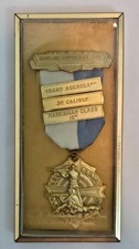 Vintage 1962 Montana Summer League .50 Cal Marksman Rifle Shooting Medal Award picture