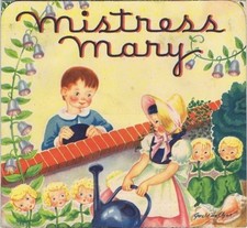 Mistress Mary, Pop-up Book, J.S. Publishing Co. NY, 1930's, Geraldine Clyne picture
