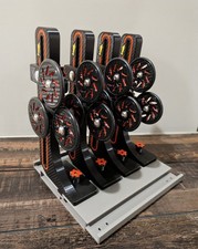 CRB style power wrapper rod stands custom rod building picture