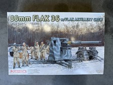 Dragon 1/35 88mm FlaK 36 w/ Flak Artillery Crew  WWII German 6260 new open box picture