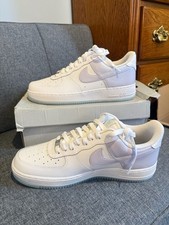 Nike Air Force 1 '07 SE Size 12 White Pure Violet picture