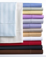 US-Queen Size Bedding Collection 1200 TC Egyptian Cotton Stripe Colors picture