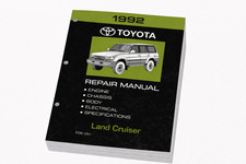 1992 Toyota Land Cruiser Shop Service Repair Manual picture