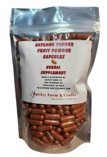 Cayenne Fruit Pepper Powder Capsules 300 Ct - Made Fresh On Demand picture