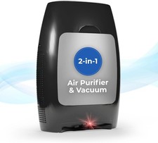 EyeVac Air 2-in-1 HEPA Air Purifier & Touchless Vacuum Automatic Dustpan Black picture