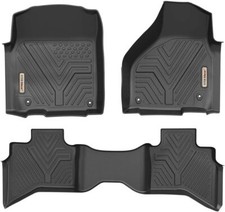 All Weather Floor Mats for Quad Cab 12-18 Dodge Ram 1500/19-24 Ram 1500 Classic picture