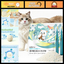 33lb Cassava Cat Litter - Rapid Clumping, Non-Sticking, Eco-Friendly 6-Pack picture