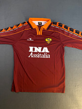 Diadora AS Roma Francesco Totti 10 Red/Orange Long Sleeve Soccer Jersey L picture