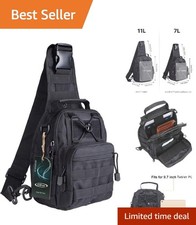 Compact Tactical Sling Backpack, Adjustable Water-Resistant Bag for Everyday Use picture