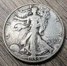 1944-S 90% Silver Walking Liberty Half Dollar -  #3 picture