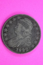 1822 Capped Bust Half Dollar Exact Coin In Pics Silver Rare Semi Key Date 01 picture