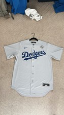 Justin Wrobleski #70 Dodgers Nike 2025 World Series Jersey Gray Men’s M picture