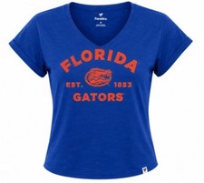 Florida Gators Women's Fanatics Brand Royal Blue V-Neck T-Shirt  picture