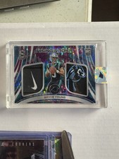 Bryce Young Spectra Rising Rookie RC Dual Patch 38/75 Nike Swoosh & Panther Logo picture