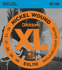 **10 sets D'Addario XL Nickel EXL110 Electric Guitar Strings, 10-46, 10 sets* picture