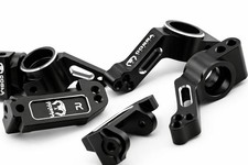 CR 2WD Aluminum Traxxas Knuckles Set (COMPLETE) Fits SLASH / Rustler - Black picture