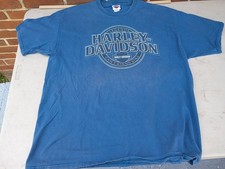 Harley Davidson Dallas Texas T Shirt Mens 2XL Legends Can’t Stand Still Blue picture