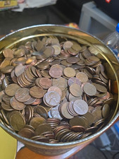 Lot Of 9.000 Cent Copper 1930 To 1982 . It Includes Very Few Later Dates Wheat. picture
