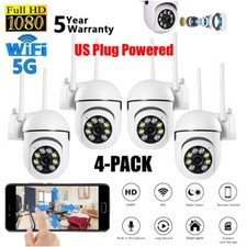 4-Pack Wireless 5G WiFi Security Camera System Smart Outdoor Night Vision 1080P picture