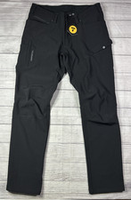 Truewerk T3 Work Pants Mens 36 X-Long (36x36) Black Stretch Fleece Lined Outdoor picture
