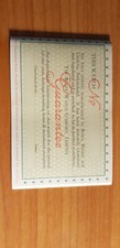 Rolex Guarante booklet english 1957 ref RP 11 XII.58-30000 in good condition picture