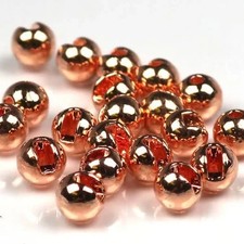 Copper Slotted Tungsten Fly Tying Beads - 100 Pack picture