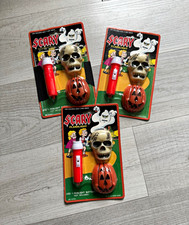 Vintage 1970s Scary Halloween Flashlights lot of 3 NIP picture