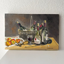 Original Oil Painting by French Painter Joseph Nédellec Still Life Signed picture