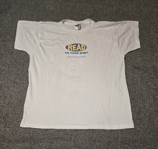 Read To Your Baby Lexington Public Library Tshirt Xl Vintage picture