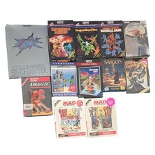 Vintage Commodore 64 Big Box Game Boxes Manuals Enchanter Dragon Riders Of Pern picture