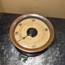 NEAT Antique Westinghouse Electric Ammeter Alternating Current Gauge Steampunk  picture