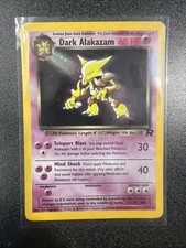 Dark Alakazam (1) Team Rocket 01/82 Unlimited Holo NM picture