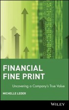 Financial Fine Print: Uncovering a Company's Tr- 9780471433477, hardcover, Leder picture