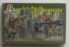 Italeri 1/35 5cm Pak 38 Anti-Tank Gun with Servants picture