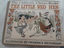 The Little Red Hen The Childrens Cheery Books Henny Penny 1918 Antiquarian picture